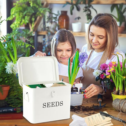 Seed Storage Organizer, T-Shape Compartment Seed Box - Image 6