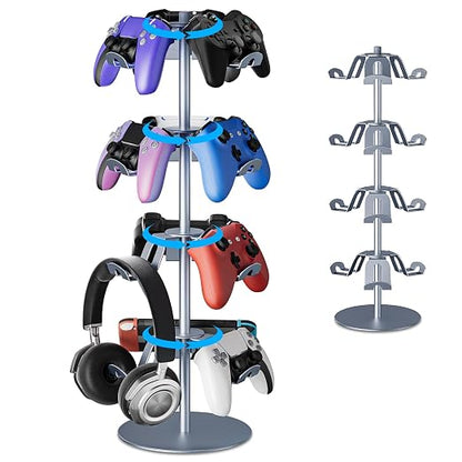 Gaming Controller Holder Aluminum Alloy 4 Layers, 360-degree rotatable by ANSHAWTIY