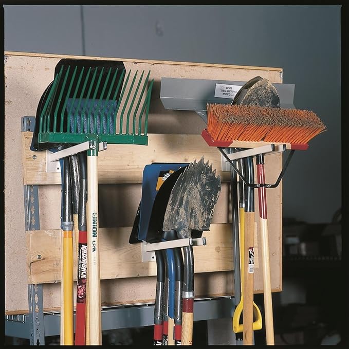 Gempler's Extra Long Tool Rack for Shovels, and Brooms - Image 3