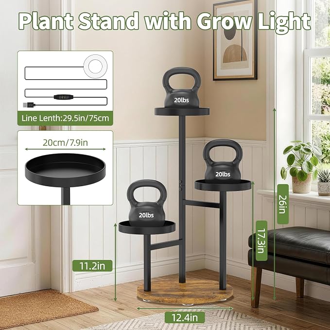 LASZOLA Plant Stand Indoor Corner - Image 2