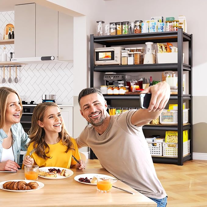 78''H Storage Shelves, 2500lbs Garage Shelving, Adjustable Heavy Duty Shelving - Image 8