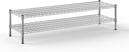 18" Deep x 60" Wide x 14" Height Wire Shelving Kit | 2-Tier | NSF Commercial by Regal+Altair