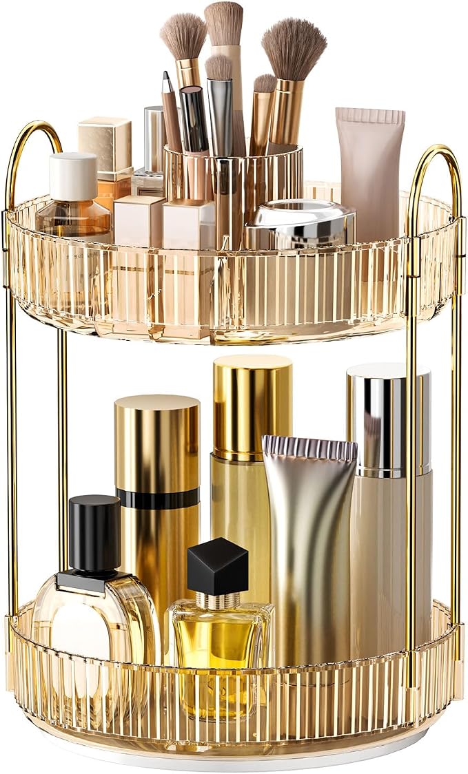 360 Rotating Makeup Organizer - Image 2