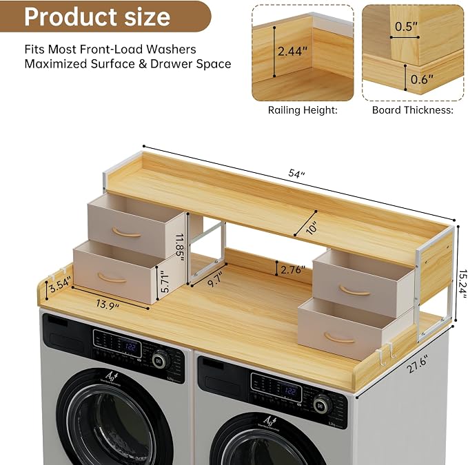 4 Drawers Washer Dryer Countertop - Image 4