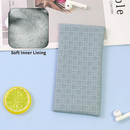 Double Eyeglass Case Soft Dual Glasses Case - Image 5
