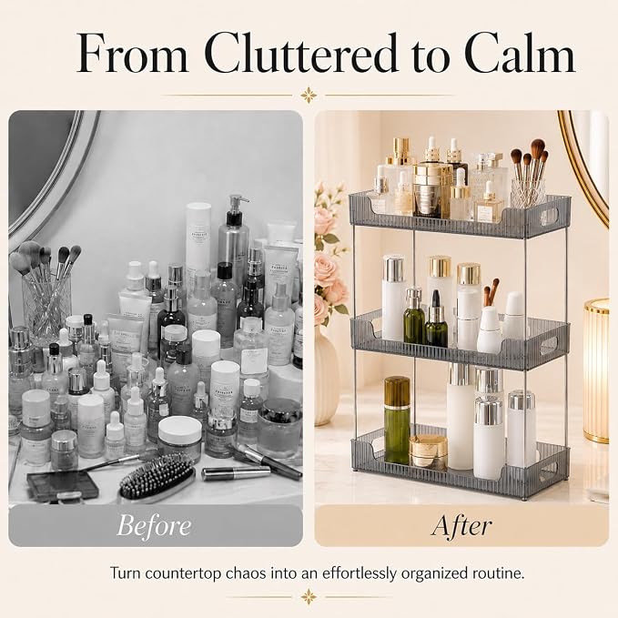 Goderewild Bathroom Counter Organizer, Makeup Organizer - Image 4