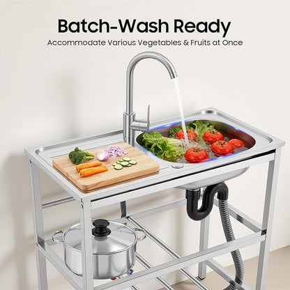 Outdoor Garden Sink with Hose Hook up Outside Sink - Image 3