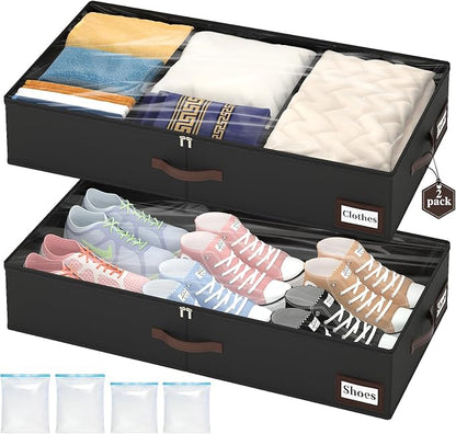 OIAHOMY 2 Pack Under Bed Storage by MasterofSpaceOptimization
