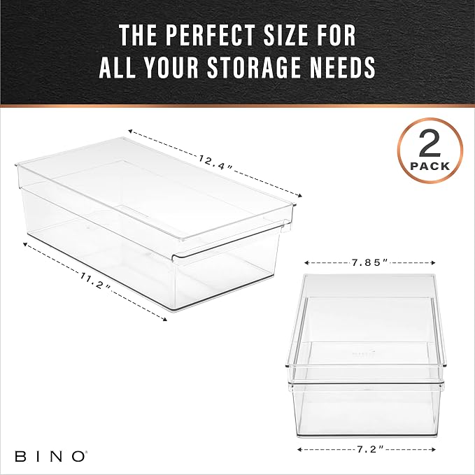 BINO | Plastic Storage Bins, Large - Image 3