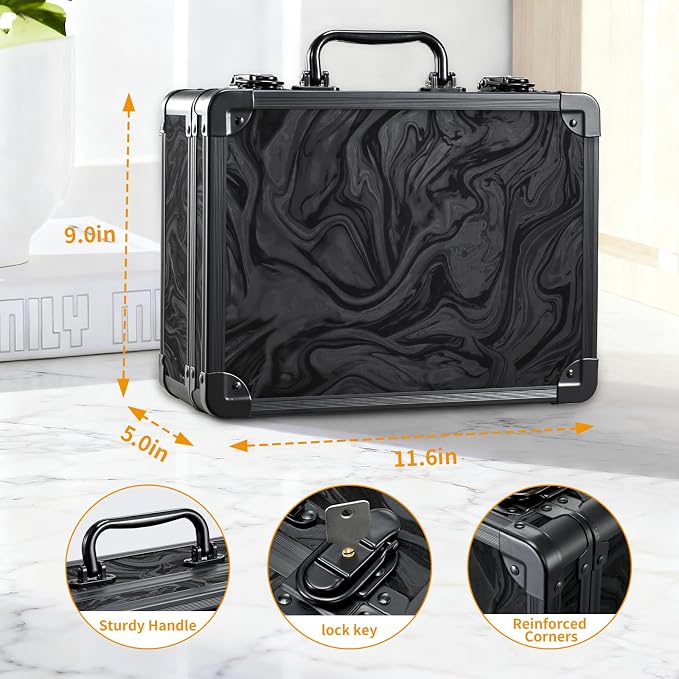 Makeup Case with LED Mirror - Image 6