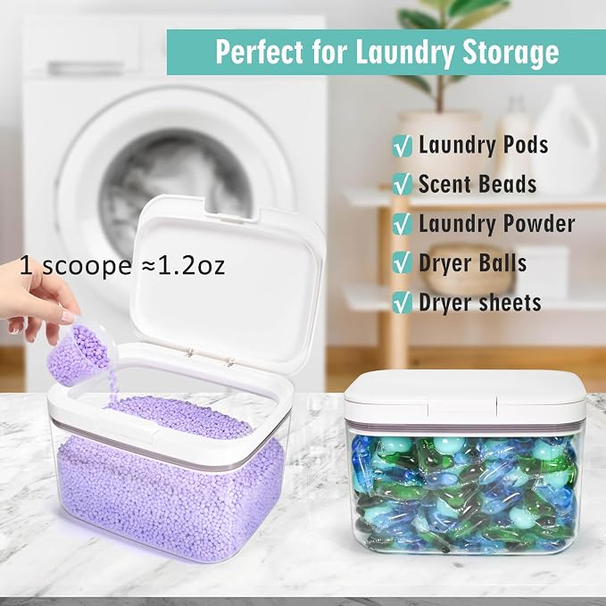 Pensino Laundry Pods Container Laundry Pod Holder - Image 7