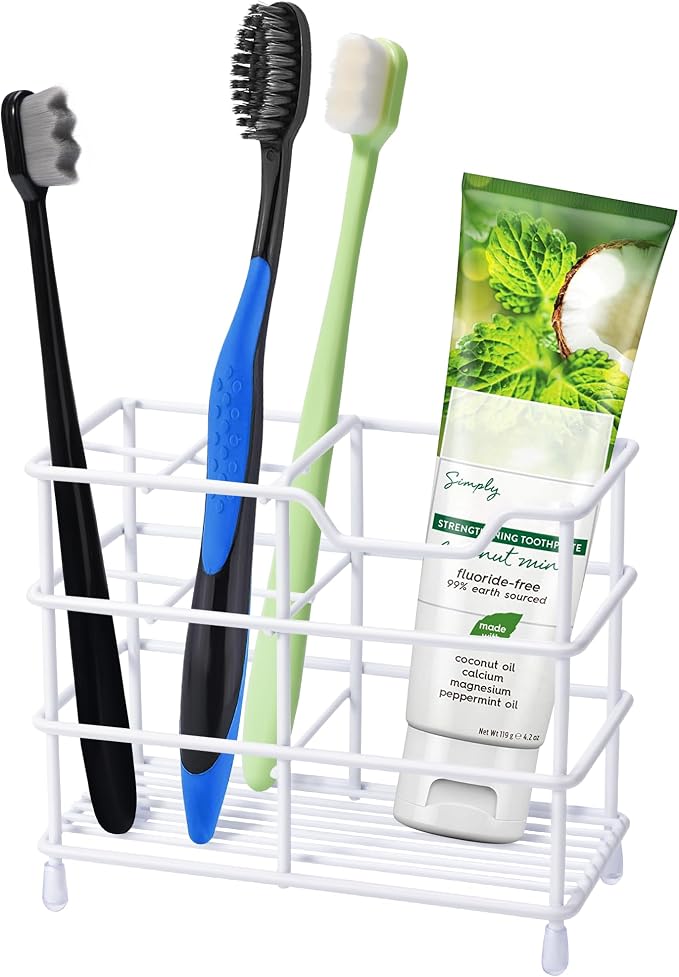 Urbanstrive 304 Stainless Steel Bathroom Toothbrush Holder Toothpaste Holder by Urbanstrive