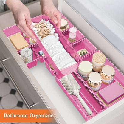 25 PCS Plastic Drawer Organizer Set, 4-Size Versatile Organizer Trays & storage - Image 6