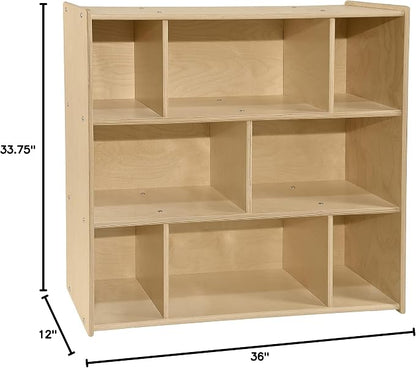 Contender - Birch 8 Cubby Storage Unit, Kids Toy and Books Organizer - Image 2