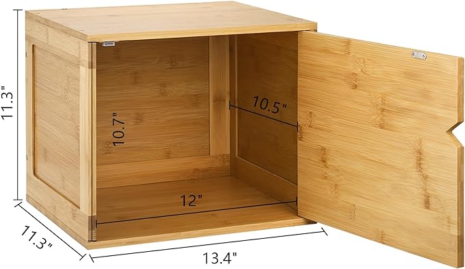 Fasmov Cube Storage Organizer, Bamboo Cube Bookshelf, Stackable Connect Storage - Image 2