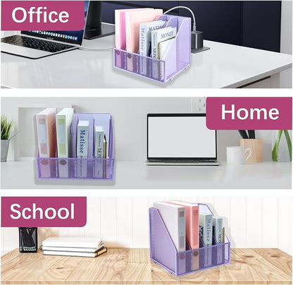 Desk Organizers, Metal Magazine File Holder - Image 7
