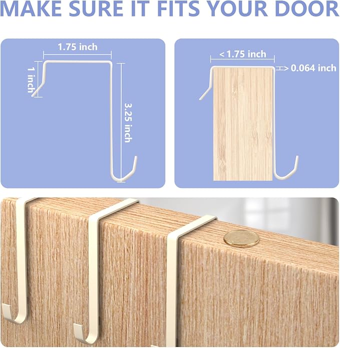 FENTEC 1 Pack Over the Door Shoe Organizers, Hanging Shoe Organizer - Image 8