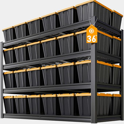 67" W Garage Shelving Heavy Duty, Commercial Metal Shelves by PMKES
