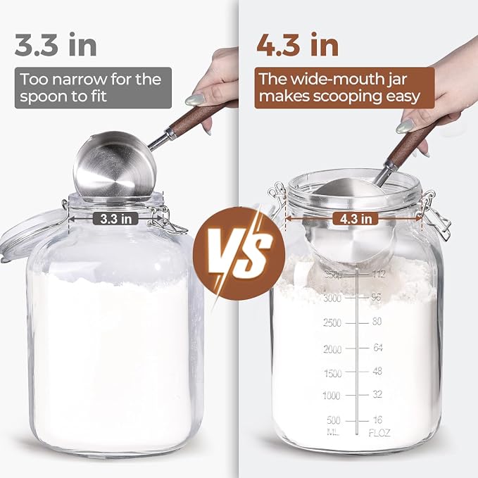 ComSaf Large Glass Storage Containers - Image 2
