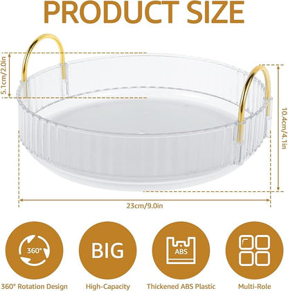 US 360° Rotating Makeup Organizer - Image 3