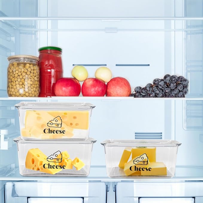 3 Pack Cheese Container Airtight - Image 6