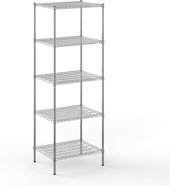 24" Deep x 30" Wide x 86" Height Wire Shelving Kit | 5-Tier | NSF Commercial by Regal+Altair