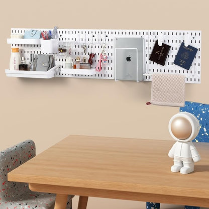 Peg board Set - 17 pcs Pegboard Kit, Includes 4 Pegboards - Image 6