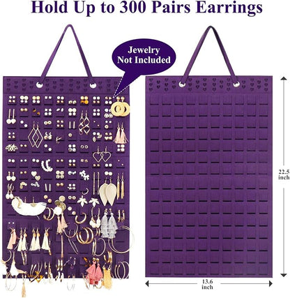 Resovo Hanging Earrings Organizer, Wall Earring Holder - Image 2