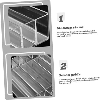 Acrylic Makeup Stand Eyeshadow Palette Holder Countertop Organizer Vertical - Image 4
