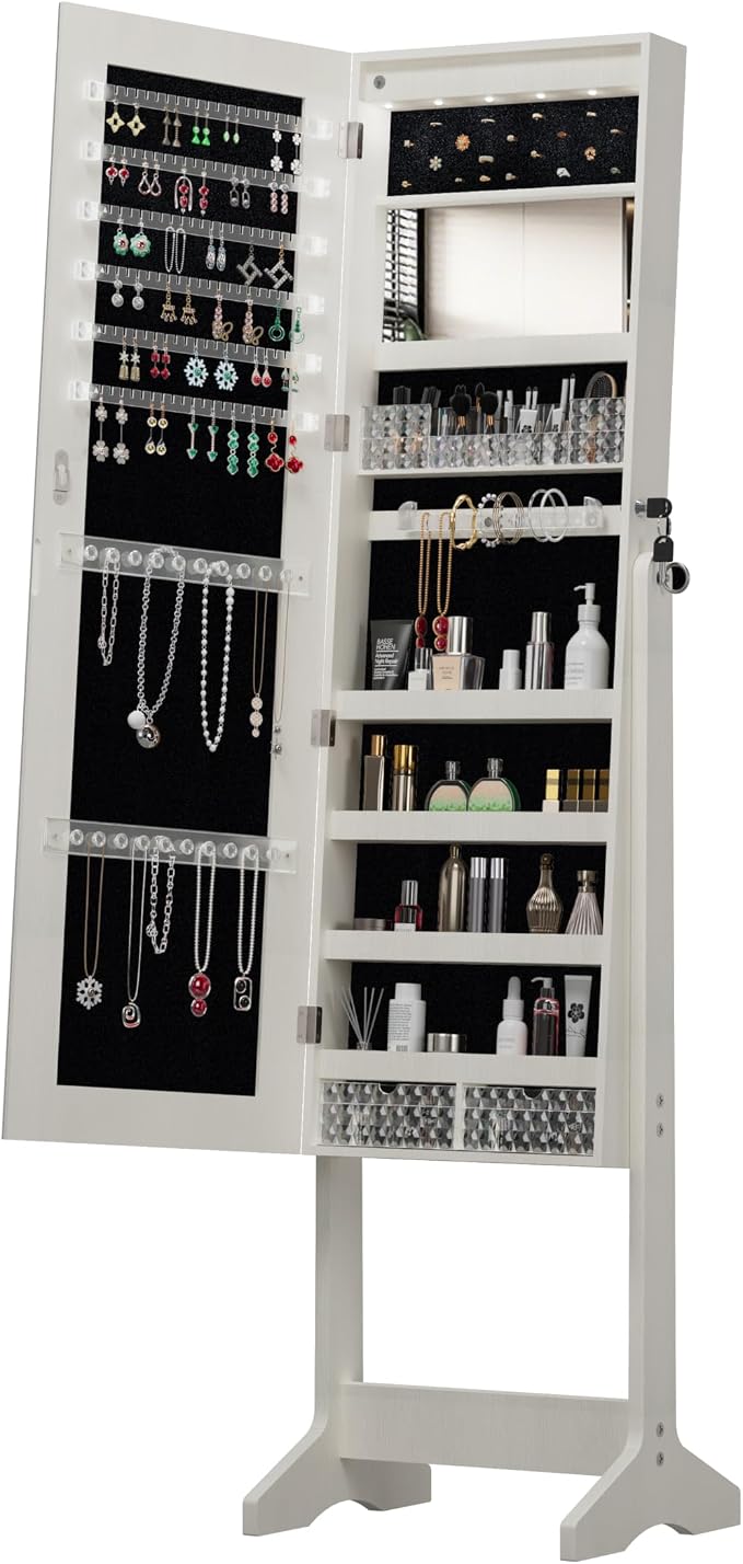 Montary Jewelry Cabinet Armoire - Image 5