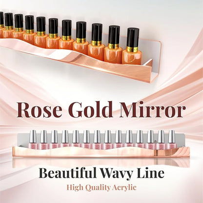 Wall-Mounted Nail Polish Organizer Rack - Image 4