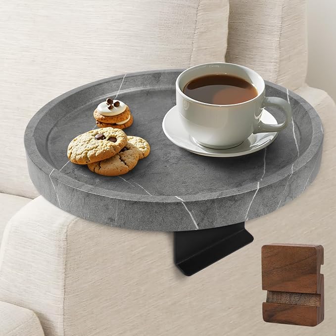 Couch Tray, Adjustable Couch Tray and Detachable Wooden Couch armrest Trays by Unknown