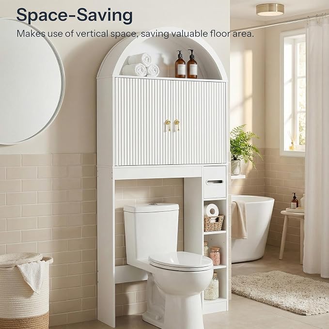 HOOBRO Over the Toilet Storage Cabinet, 67.7'' Tall Bathroom Organizer - Image 3