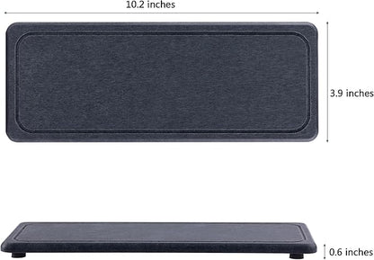 2 Pcs Water Absorbing Stone Trays, Kitchen/Bathroom Sink Soap Dish, Diatomite - Image 6