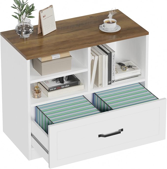 LVB Lateral File Cabinets for Home Office, Wood Filing Cabinet Drawers for - Image 5