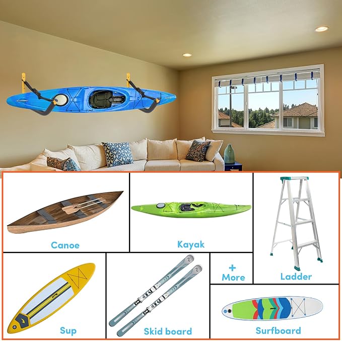 Kayak Storage Rack, Kayak Rack for Garage, Kayak Wall Mount Kayak Wall Rack - Image 6