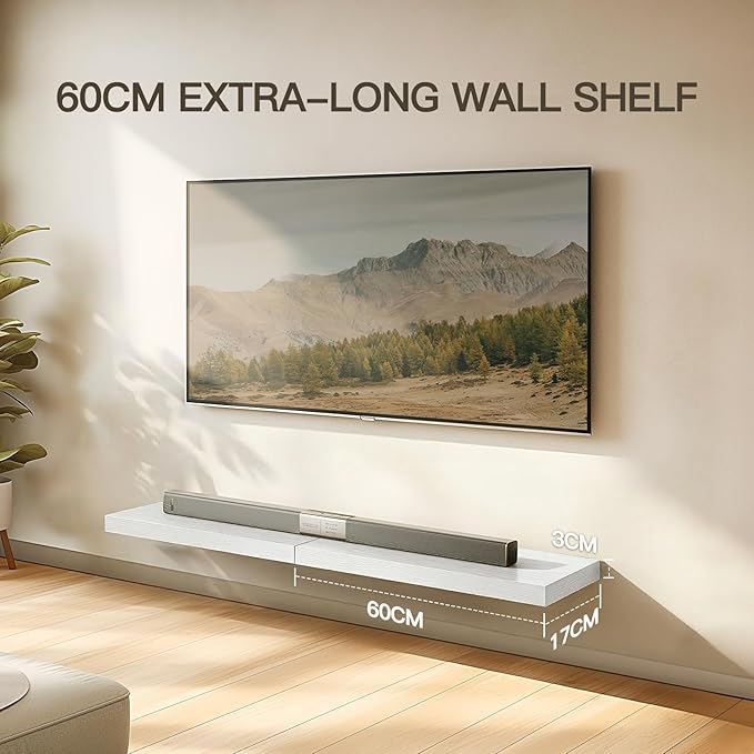 AMADA HOMEFURNISHING Floating Shelves Wall Mounted, 24 x 7 Inch Wall Shelves - Image 5