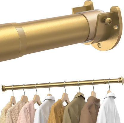 Supforce Closet Rods for Hanging Clothes, 17 to 84 Inches Stepless Adjustable by Supforce