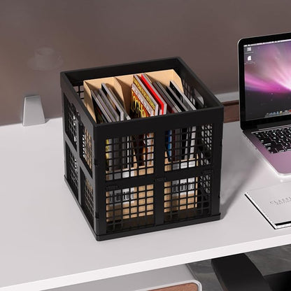 13 Inch Collapsible Milk Crate, Folding Storage Crates, 3 Packs | Stackable - Image 7
