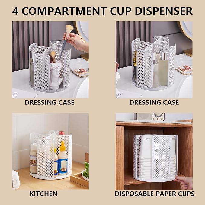 Rotatable cup and lid organizer box - Image 6