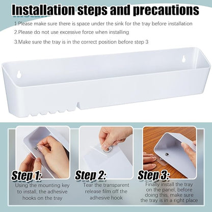 Umigy 2 Pack 14" Tip Out Tray for Sink - Image 4