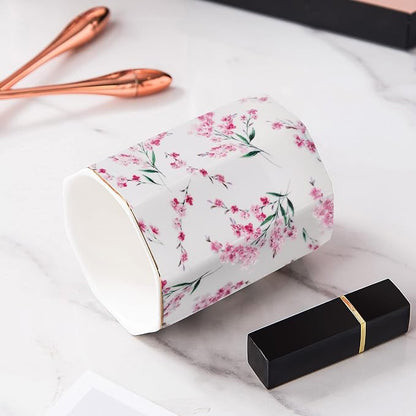 Pen Holder Stand for Desk Floral Pattern Pencil Cup for Girls Kids Durable - Image 8