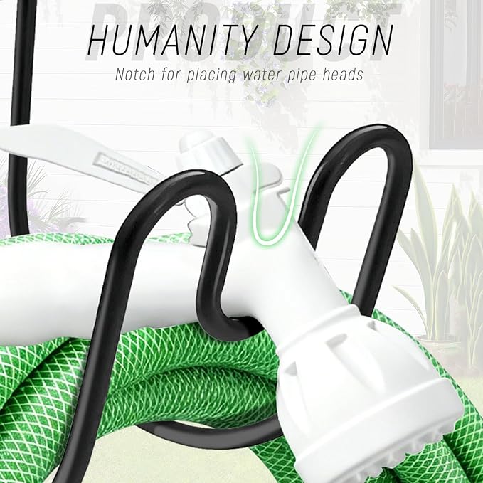 Heavy Duty Black Metal Hose Holder - Image 3