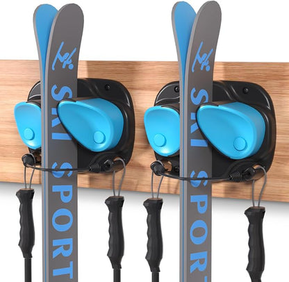 WDZREE Ski & Snowboard Wall Rack - Image 9