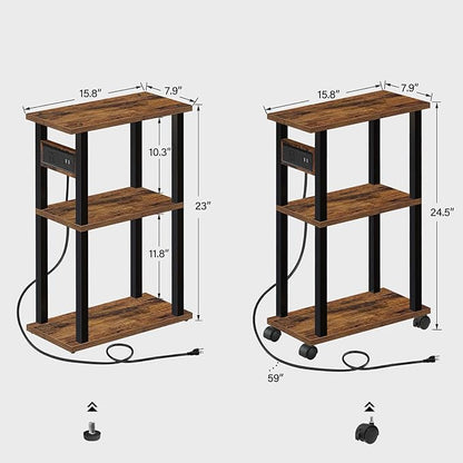 TUTOTAK Small Narrow Side Table - Image 3