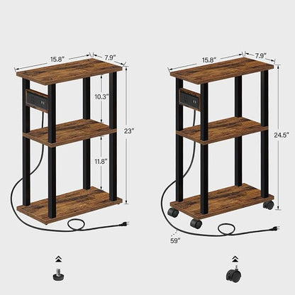 TUTOTAK Small Narrow Side Table - Image 3