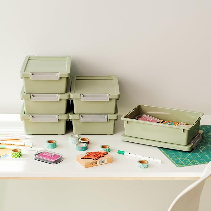 IRIS USA 2 Qt. Craft Storage Bins - Image 2