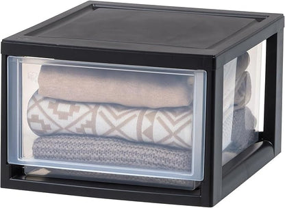 IRIS USA 14.5 Qt. Plastic Drawer Storage Organizer Stacking Drawers, Stackable - Image 5