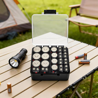 FULLCASE Battery Storage Organizer Box, Holder Container - Image 7