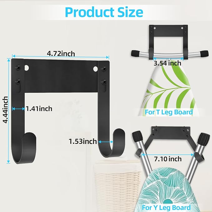 JUYSON Ironing Board Holder Wall Mount - Image 5